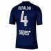 Paris Saint-Germain Lucas Beraldo #4 Hjemmedrakt 2025-26 Korte ermer